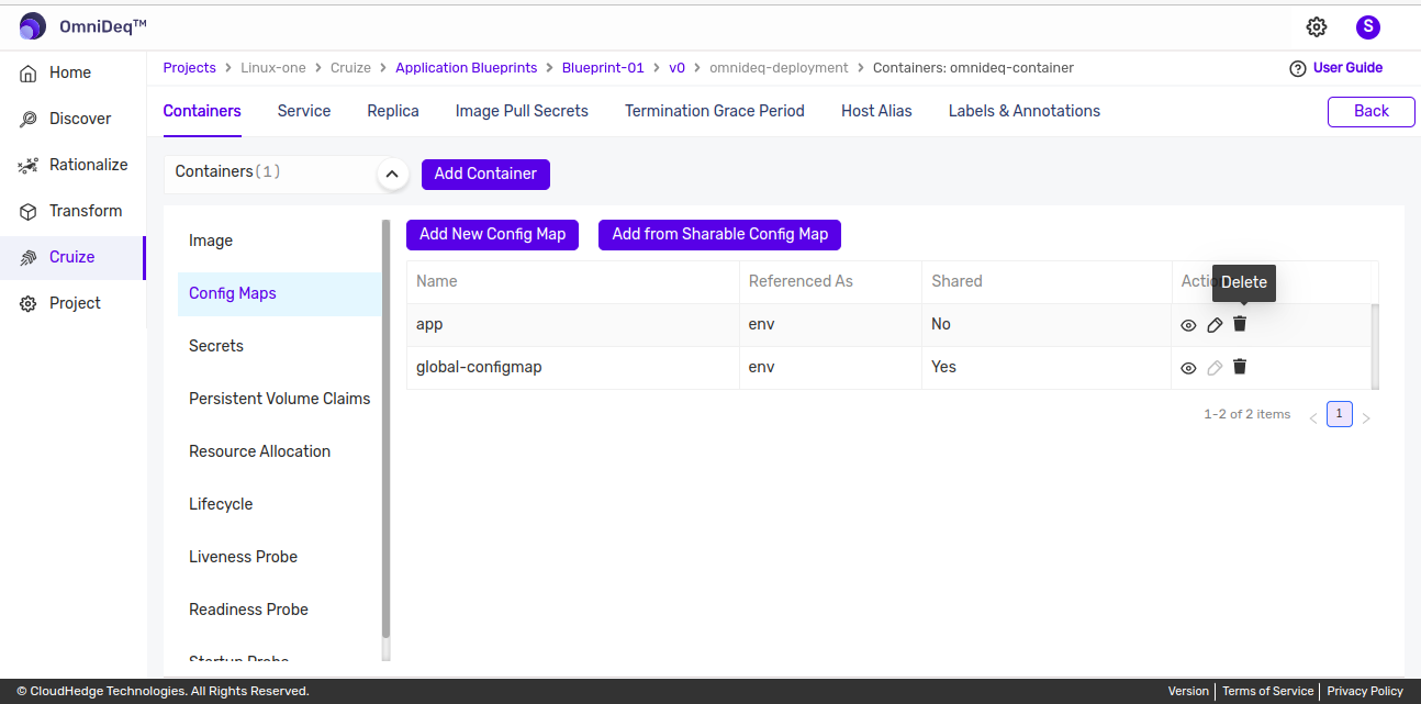 Config Maps