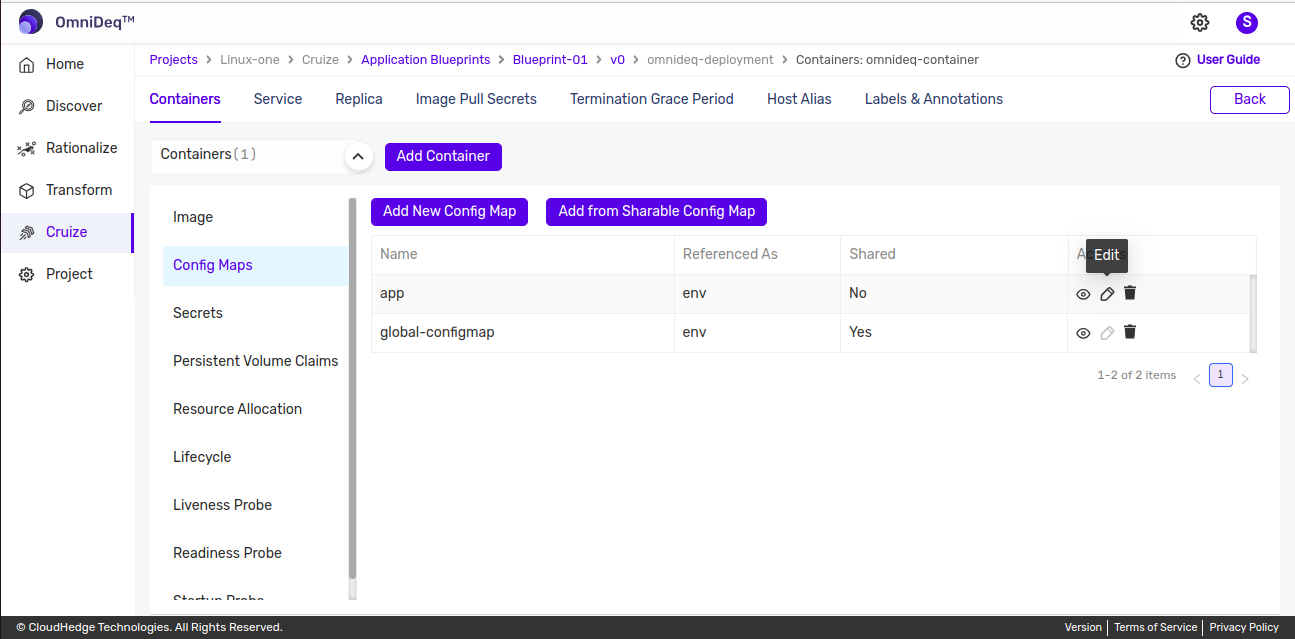 Config Maps