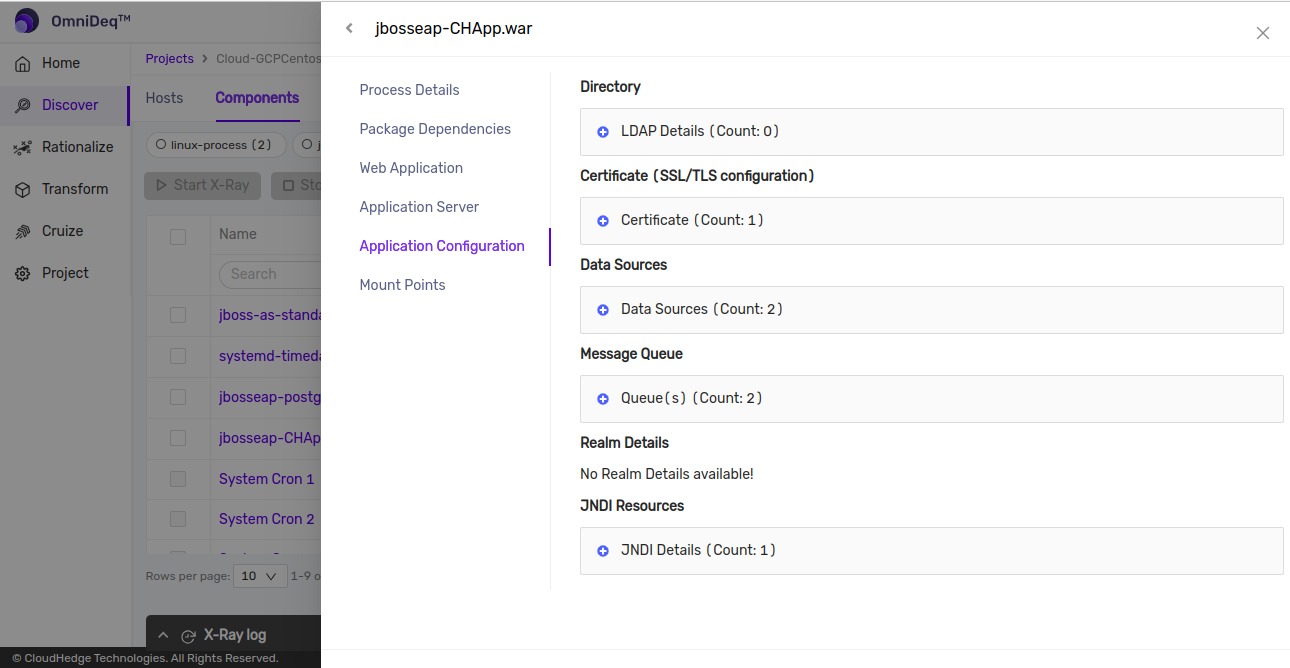 Discover JBoss Application Configuration Details
