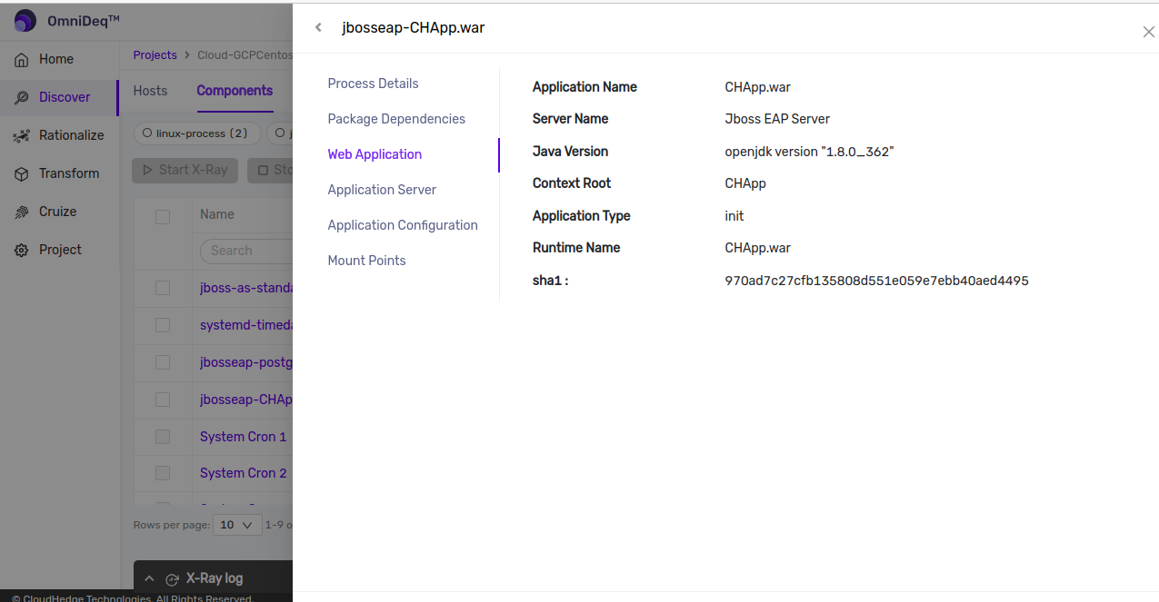 Discover Webapp Details