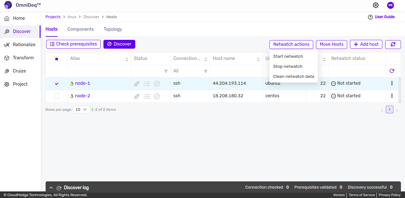 Click Start Netwatch