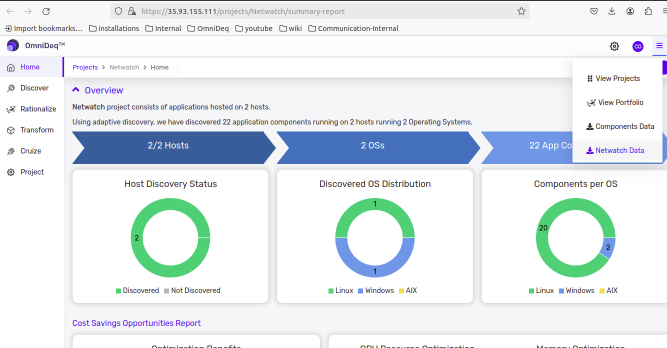 Netwatch download data