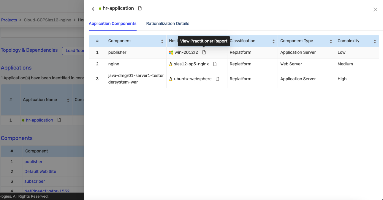 DART Practitioner Report for host