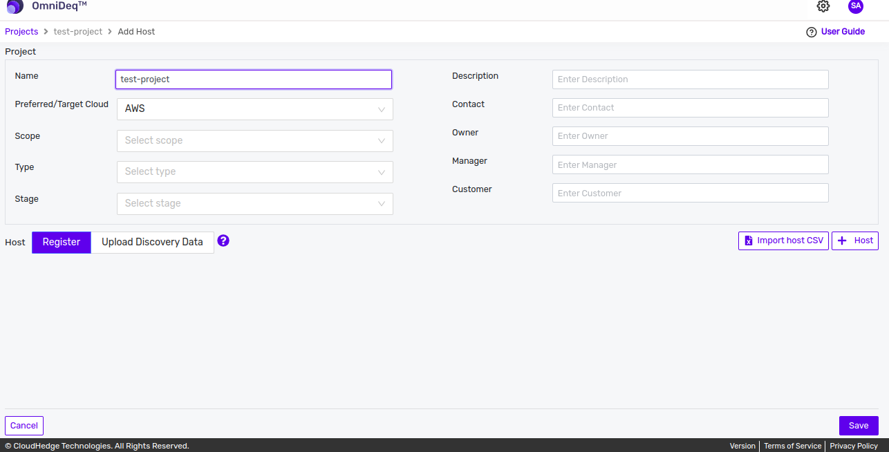 Add Project