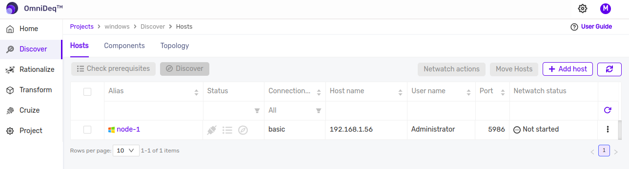 host list