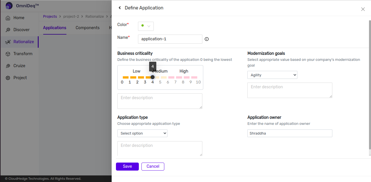 Application Business Criticality