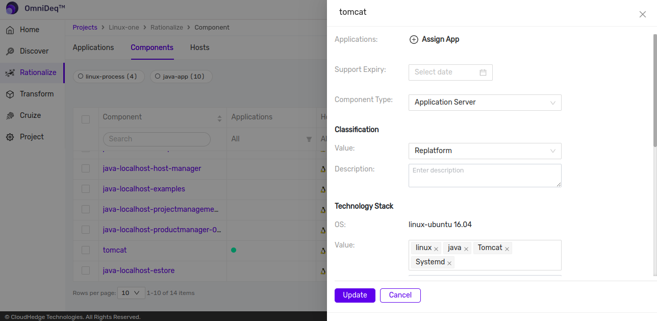 Update Application