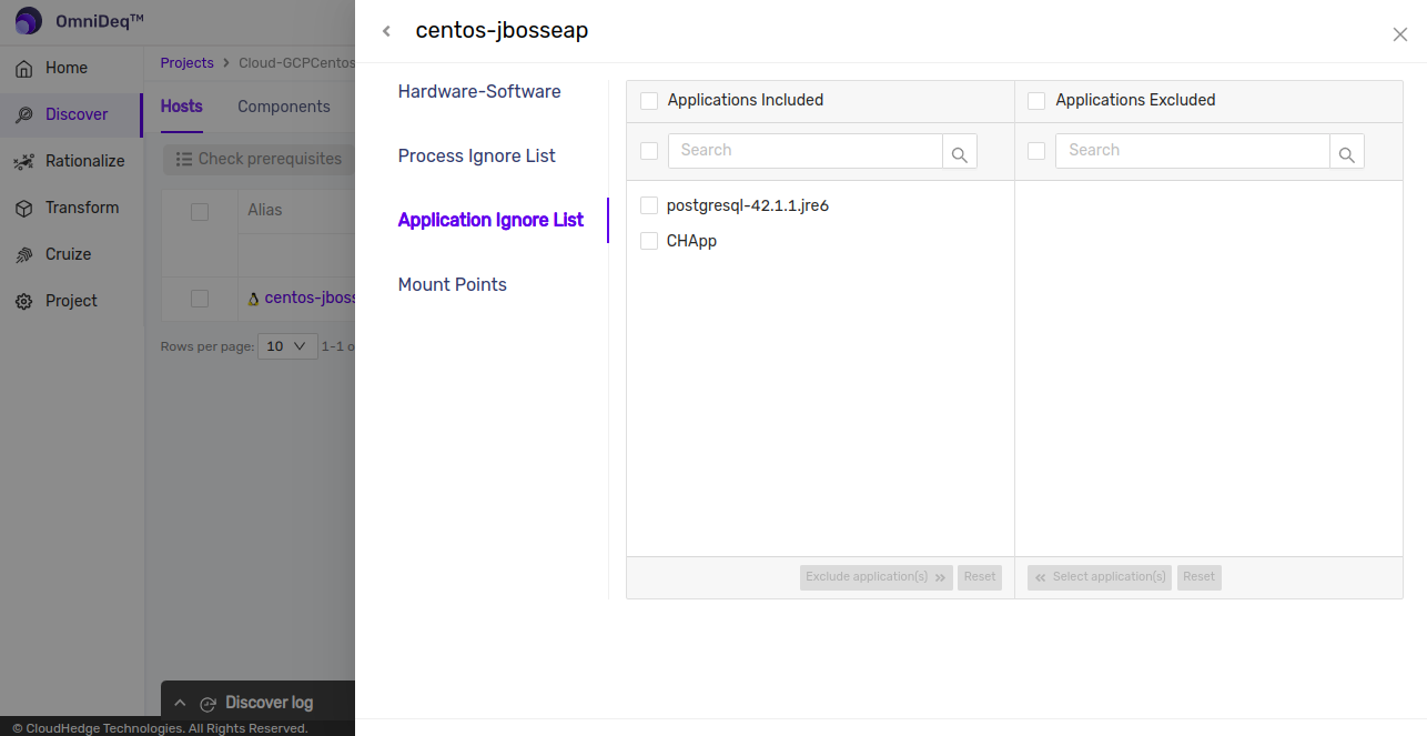 Edit Application WhiteList