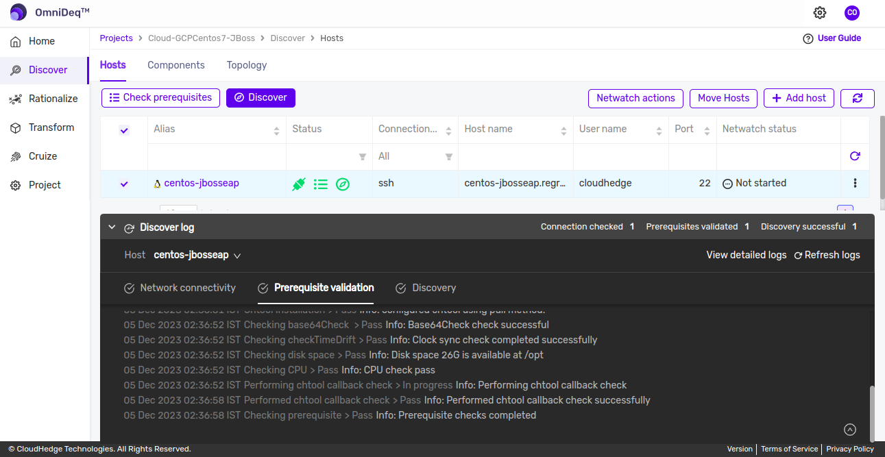 Discover Pre-requisites