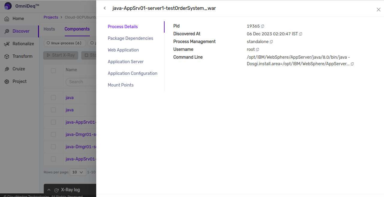 Discover Process Details