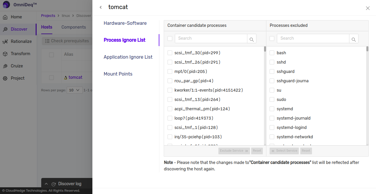 edit ignore list