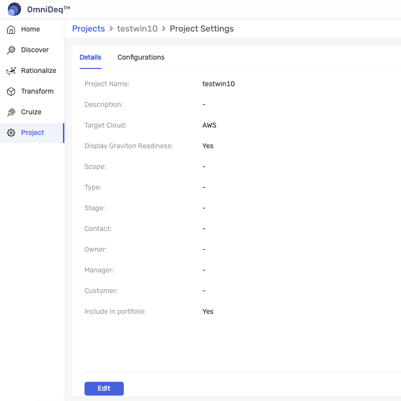 Existing Project Updated