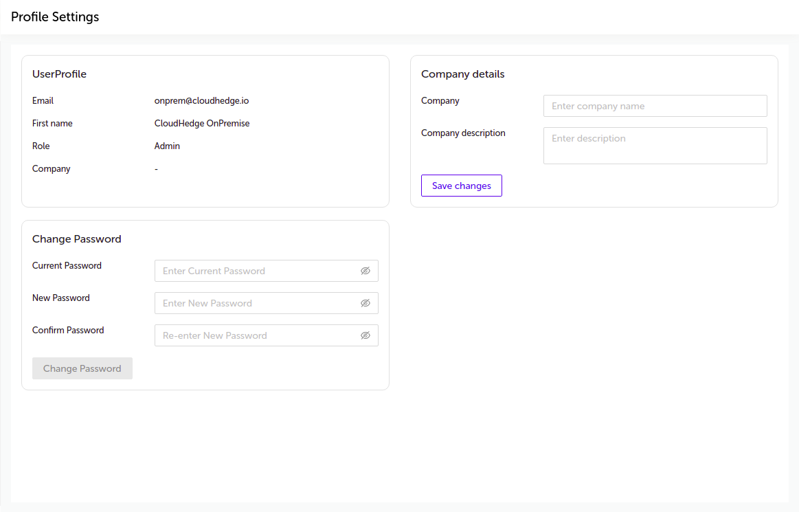 User Profile