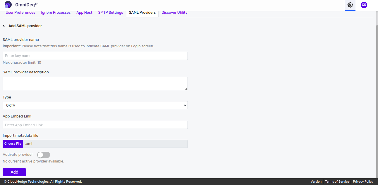 Add-saml-provider