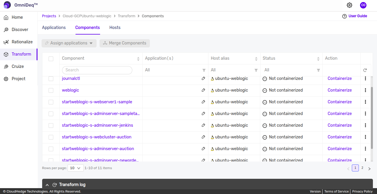 Customize Build Image Button