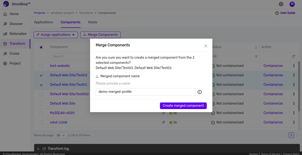 Merge Profiles