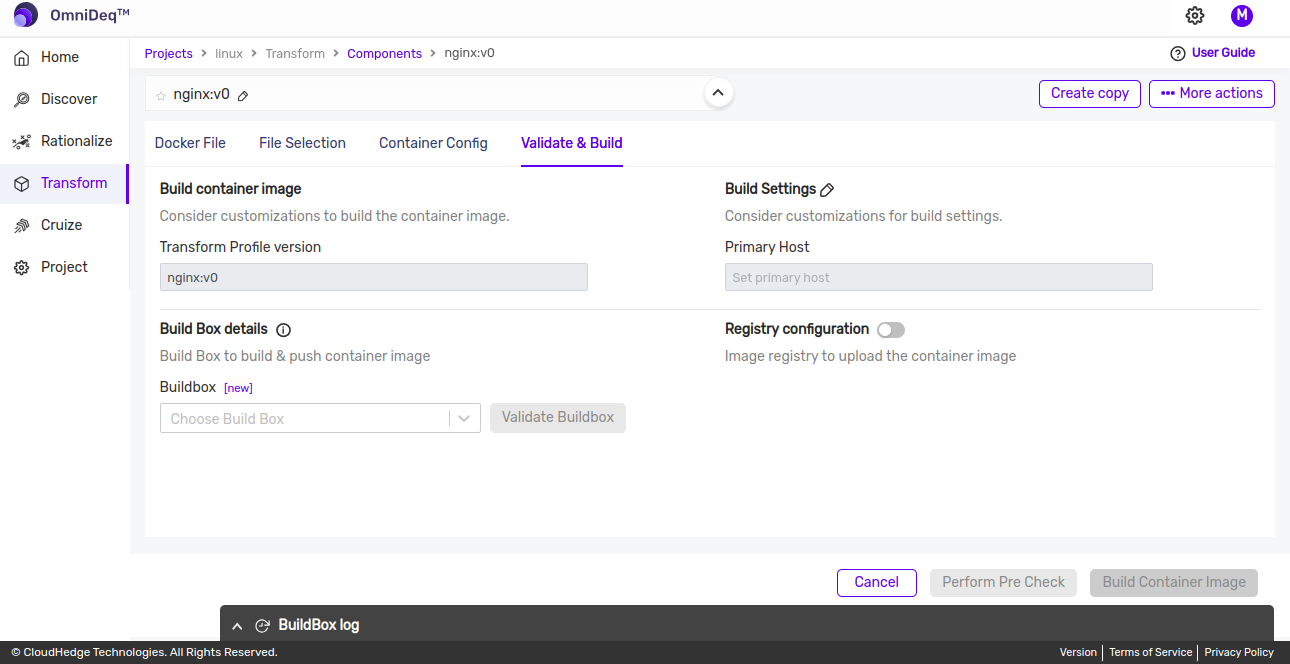 Validate & Build