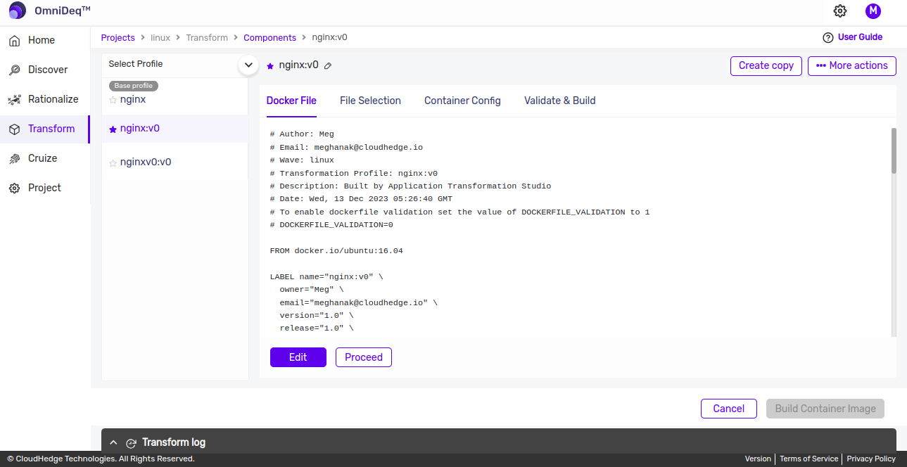 Validate & Build