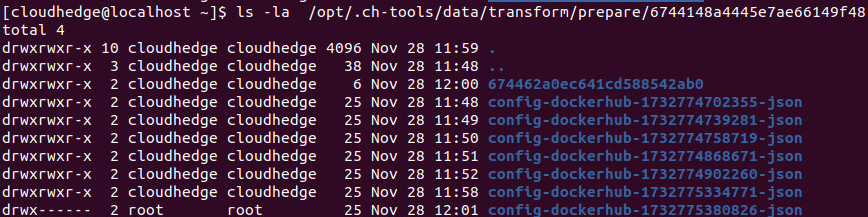 Component request confirmation
